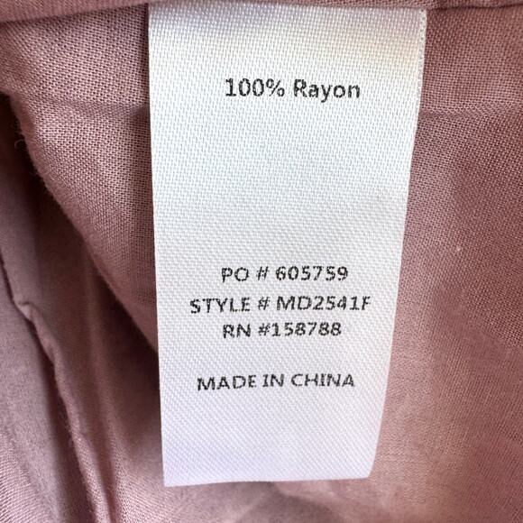 Mable Womens Faith Eyelet Lace Mini Dress Size S Feminine Girly Summer Rose - Picture 7 of 8